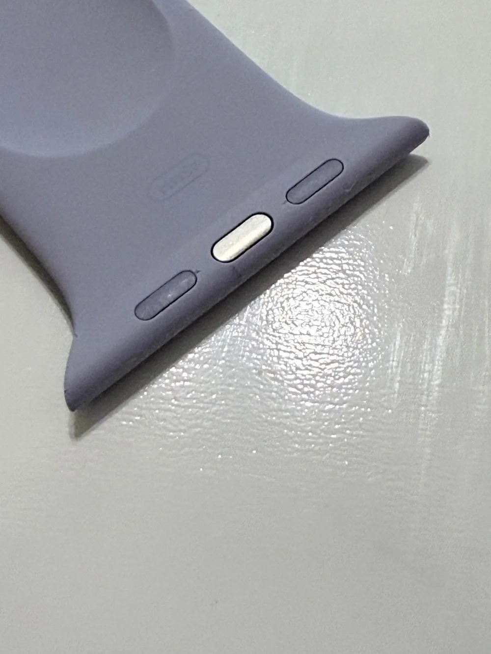 Apple Lilac Liquid Silicone Solo Loop Band for Apple Watch 45mm 46mm Size 8